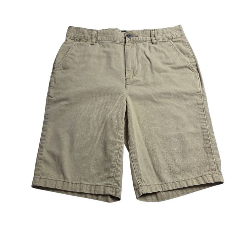 Children's Place khaki uniform shorts 12